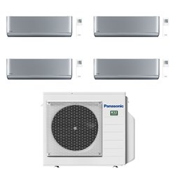Climatiseur quadri split Etherea CU-4Z68TBE, Tailles 20 + 20 + 25 + 50 Gris Argenté R32