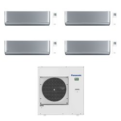Climatiseur quadri split Etherea CU-4Z80TBE, Tailles 25 + 25 + 25 + 50 Gris Argenté R32