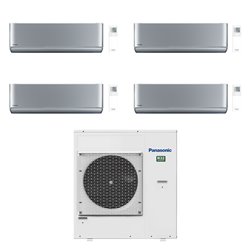 Climatiseur quadri split Etherea CU-5Z90TBE, Tailles 20 + 20 + 35 + 35 Gris Argenté R32