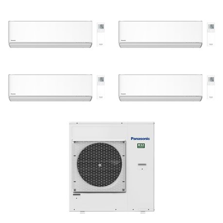 Climatiseur quadri split Etherea CU-4Z80TBE, Tailles 25 + 25 + 25 + 50 Blanc Mat R32 Climatiseur quadri split Etherea CU-4Z80TBE, Tailles 25 + 25 + 25 + 50 Blanc Mat R32