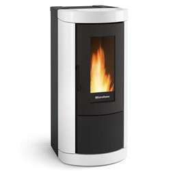 Poêle à granulés Mietta 8 kWatts Blanc