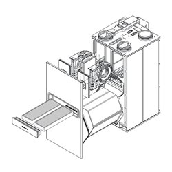 VMC double flux InspirAIR Top 300 m3/h Classic + IHM