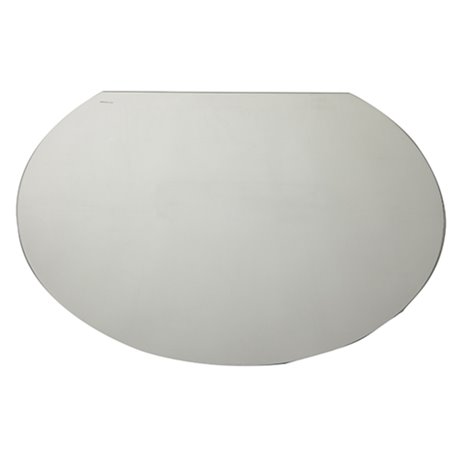 Plaque de sol ronde verre