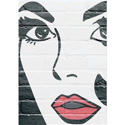 Plaque de finition murale DECO pop'Art 80x120 cm