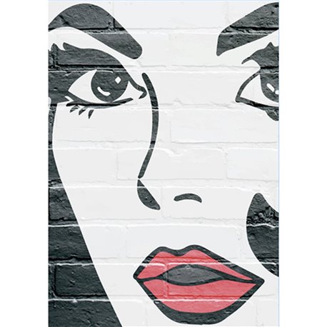 Plaque de finition murale DECO pop'Art 80x120 cm