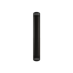 Habillage ventilé Design'Up Color H 750 mm noir mat Ø 80 mm