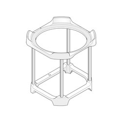 Support pour chauffe-eau thermodynamique mural 100/150 litres