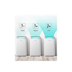 Climatiseur mobile monobloc HPAC09P 2,6 kWatts Froid seul