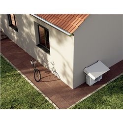 Cache climatisation Outsteel Cover blanc crème