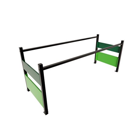 Protection autoportante Outsteel Colors - L vert mai et vert mousse