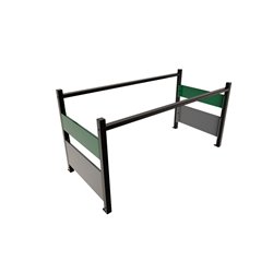 Protection autoportante Outsteel Colors - M gris anthracite et vert mousse
