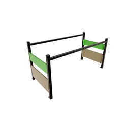 Protection autoportante Outsteel Colors - M vert mai et gris olive