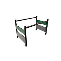 Protection autoportante Outsteel Colors - S gris anthracite et vert mousse