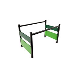 Protection autoportante Outsteel Colors - S vert mai et vert mousse