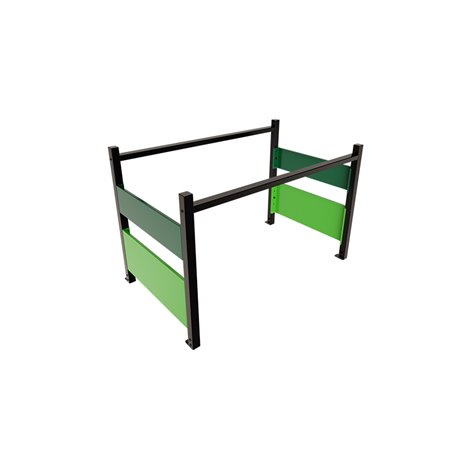 Protection autoportante Outsteel Colors - S vert mai et vert mousse