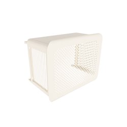 Base murale Outsteel Bubbles - S blanc crème
