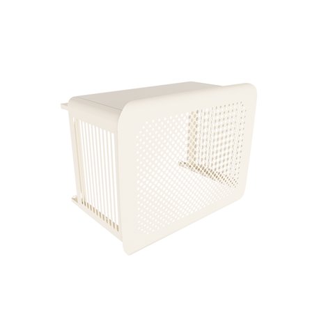 Base murale Outsteel Bubbles - S blanc crème