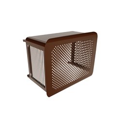 Base murale Outsteel Bubbles - S brun sépia