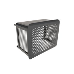Base murale Outsteel Bubbles - S gris anthracite