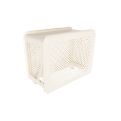 Cache climatisation complet Outsteel Bubbles - L blanc crème