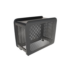 Cache climatisation complet Outsteel Bubbles - L gris anthracite