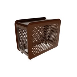 Cache climatisation complet Outsteel Bubbles - S brun sépia
