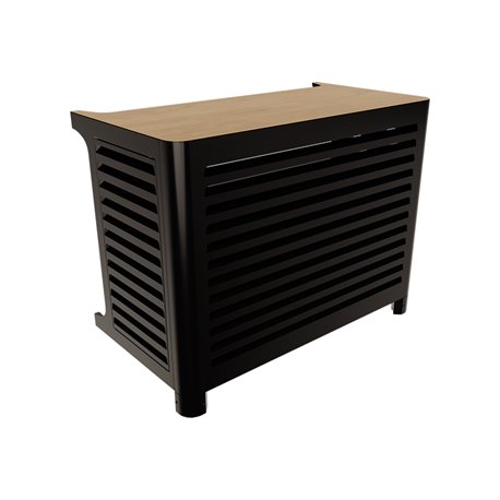Cache climatisation Outsteel Venitian - M noir profond Cache climatisation Outsteel Venitian - M noir profond