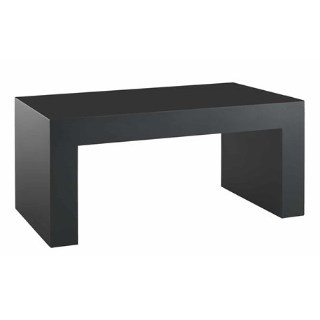 Petit banc poêle à bois Preston P696131 100x45x55 cm noir