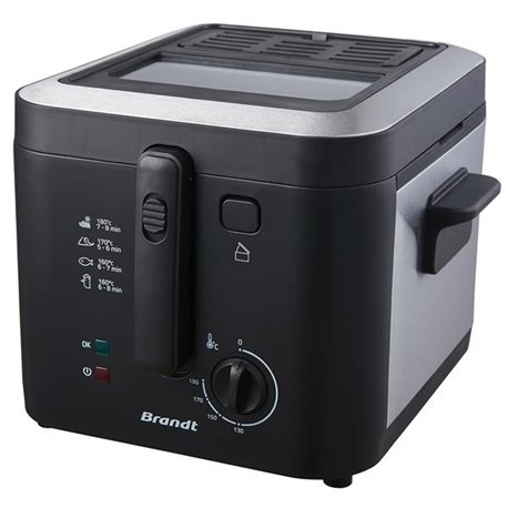 Friteuse 0,9 kg FRI25X2 1600 Watts noir