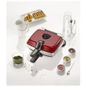 Gaufrier Super 2 Antiadhésif 39126 1000 Watts rouge