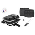 Gaufrier Super 2 Antiadhésif 39224 1000 Watts noir