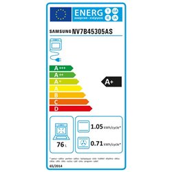 Four pyrolyse Dual Cook Flex Série 4 NV7B45305AS 76 Litres Multifonction