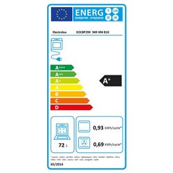 Four pyrolyse EOC8P29X 72 Litres Multifonction