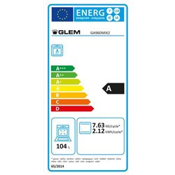 Piano de cuisson GA960MIX2 cuisson multifonction, four gaz