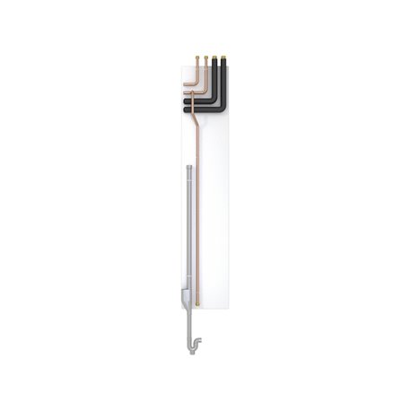 Kit de connexion à droite pour départ chauffage et départ ECS par le haut