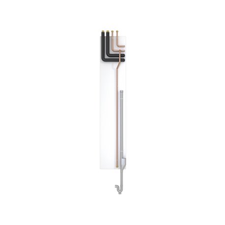 Kit de connexion à gauche pour départ chauffage et départ ECS par le haut