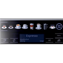 Expresso EQ 6 Plus S500 TE655203RW avec broyeur à grains inox brossé et noir