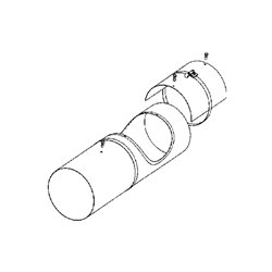 Manchon à fenêtre Ø160 mm