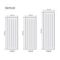 Radiateur à Inertie Nirvana Néo 529911 1000 Watts Vertical