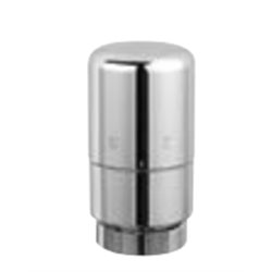 Kit de raccordement classique droit 850313 Pour Sèche-serviettes eau chaude avec tête thermostatique Chrome
