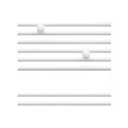 Sèche serviettes Riva 4 Etroit Sou. 471588 500+1000 Watts Blanc satin