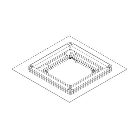 Entretoise de façade pour cassette 600x600 mm FFA