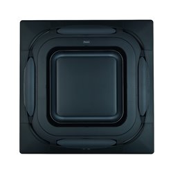 Façade BYCQ140EPB Round Flow Design Noir