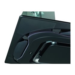 Façade BYCQ140EPB Round Flow Design Noir