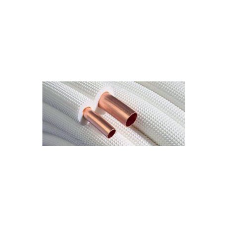 Liaison frigorifique cuivre isolé 1/4-3/8” 10 mL