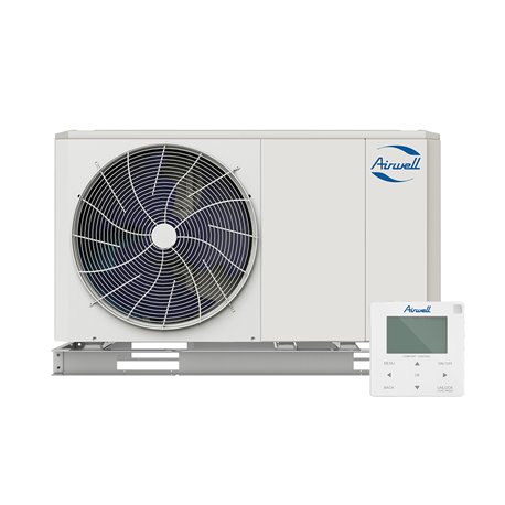 Pompe à chaleur air eau Wellea Monobloc 6,35 kWatts Monophasé Pompe à chaleur air eau Wellea Monobloc 6,35 kWatts Monophasé