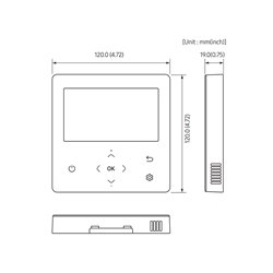 Commande filaire premium pour unités FJM, CAC, DVM, RAC, ERV