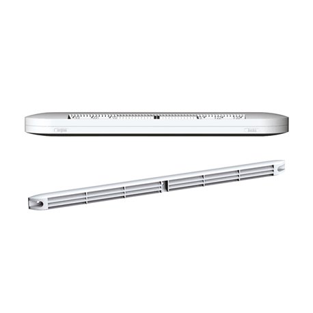 Entrée d'air + grille 30 m3h Blanc