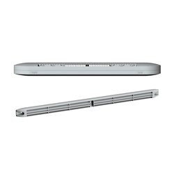 Entrée d'air + grille 30 m3h Gris