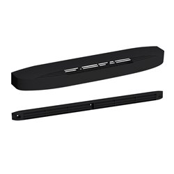 Entrée d'air autoréglable acoustique + rallonge + grille façade 30 m3/h Noir